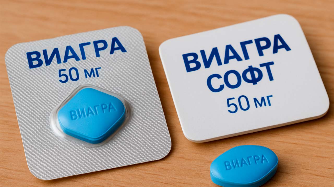 Сравнение форм Виагры