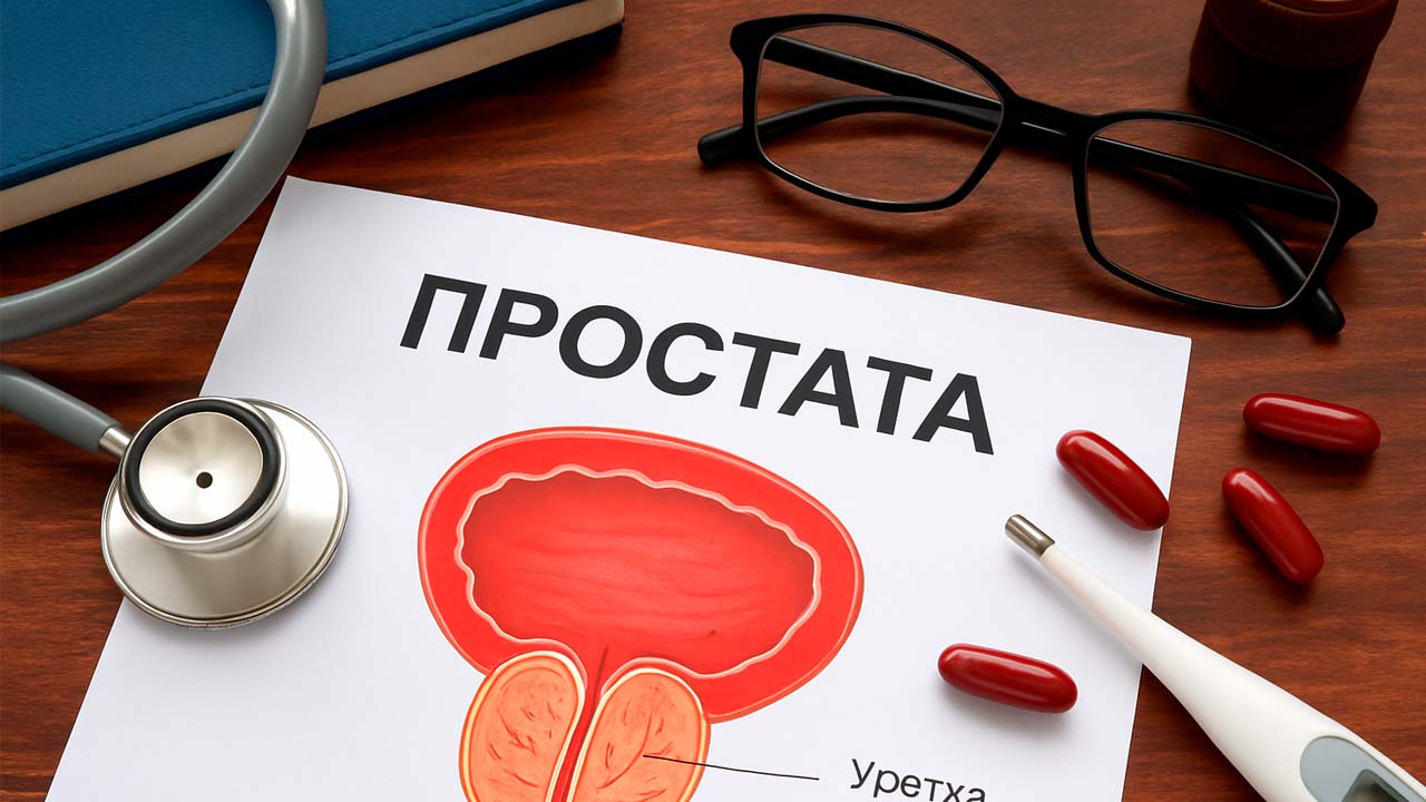 Схема предстательной железы